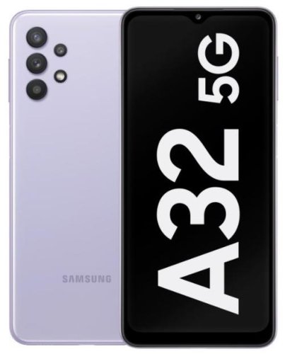 Telefon mobil samsung galaxy a32, procesor mediatek mt6853 dimensity 720 octa-core 2.0ghz, ips lcd 6.5inch, 4gb ram, 128gb flash, camera quad 48+8+5+2mp, wi-fi, 5g, dual sim, android (violet)