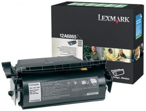 Toner lexmark 12a6865 (negru - de mare capacitate - program return)