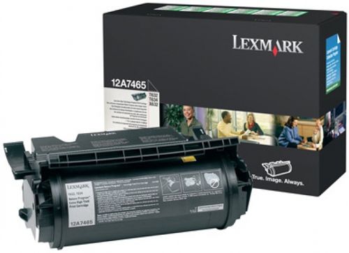 Toner lexmark 12a7465 (negru - de foarte mare capacitate - program return)