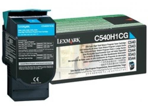 Toner lexmark c540h1cg (cyan - de mare capacitate - program return)