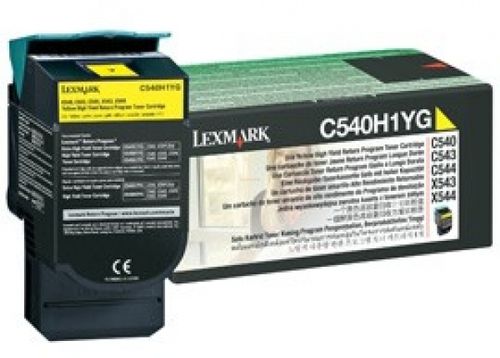 Toner lexmark c540h1yg (galben - de mare capacitate - program return)
