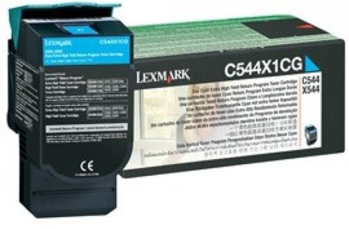 Toner lexmark c544x1cg (cyan - de foarte mare capacitate - program return)