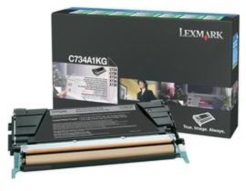 Toner lexmark c734a1kg (negru - program return)