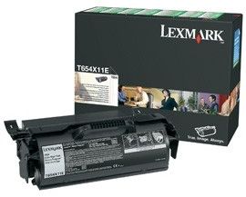Toner lexmark t654x11e (negru - de foarte mare capacitate - program return)