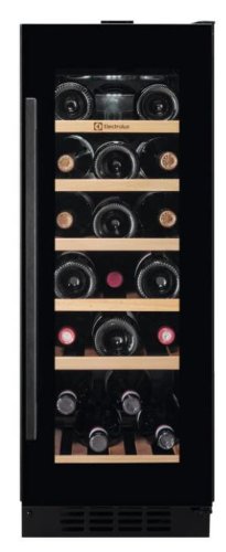 Vitrina pentru vinuri incorporabila electrolux ewus020b5b, 20 sticle, clasa g, h 82 cm (negru)