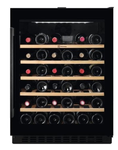 Vitrina pentru vinuri incorporabila electrolux ewus052b5b, 52 sticle, clasa g, h 82 cm (negru)