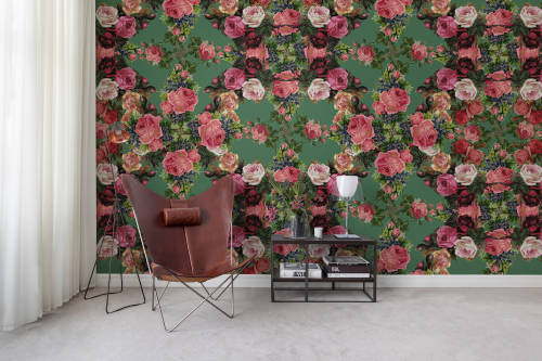 Foto tapet floral frida, garden, personalizat, rebel walls 