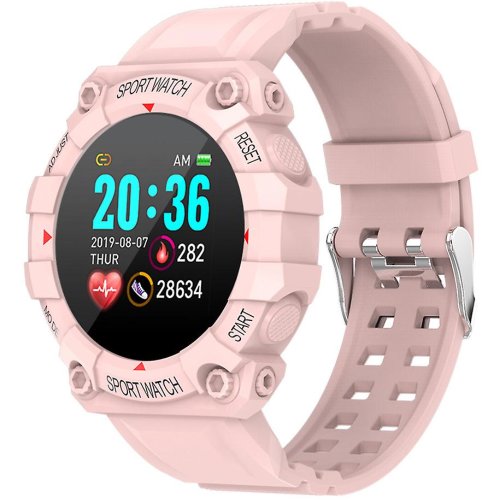 Fitpro Ceas smartwatch fd68, bluetooth, vibratii, monitorizare fitness, notificari, pink