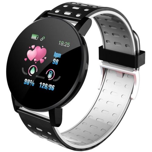 Fitpro Ceas smartwatch p119 plus, bluetooth, vibratii, monitorizare fitness, notificari, grey