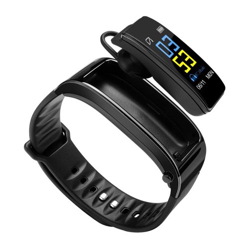 Tenq.ro Bratara fitness 2 in 1, smart bracelet, cu casca bluetooth inclusa