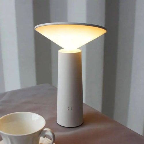 Porto Mini lampa de birou, led, cu lumina indirecta, touch control, incarcare usb, rotire 40°