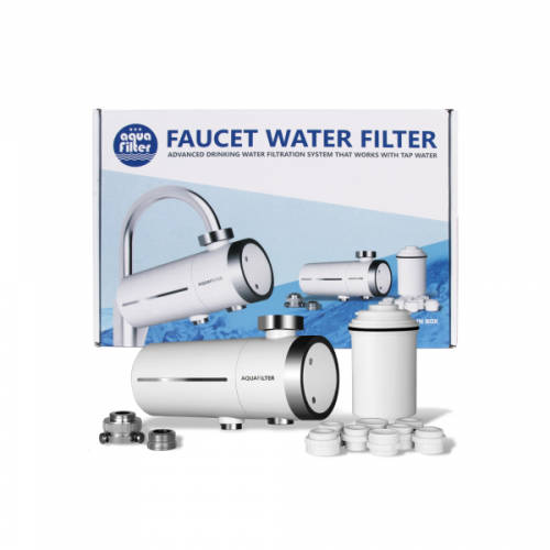 Filtru cu ultrafiltrare si carbon activ aquafilter pentru robinet fh2018 2 aq