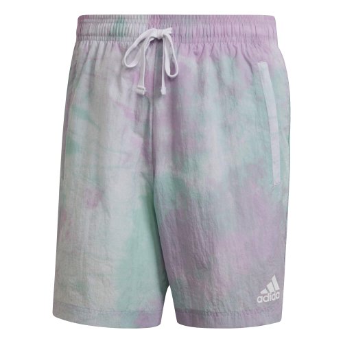 Tie-dyed inspirational shorts