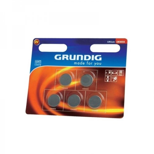 Set baterii Grundig 8711252345611, 5 bucati, 3v, 150 mah