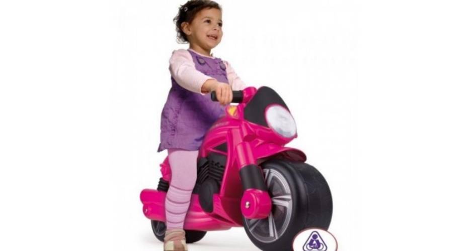 Motocicleta fara pedale wheeler roz injusa