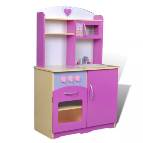 Bucătărie de jucărie pentru copii, roz
