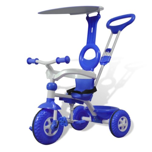 Tricicletă pentru copii mici, albastru/ alb