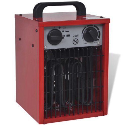 Vidaxl Ventilator industrial electric portabil pentru Încălzire 2kw 100 m³/h