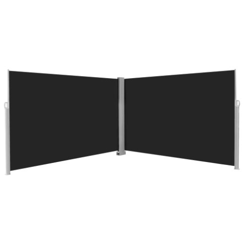 Vidaxl copertină laterală retractabilă, 200 x 600 cm, negru