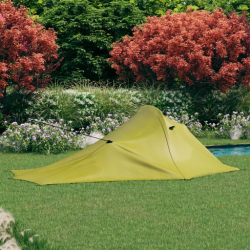 Vidaxl cort de camping, verde, 317x240x100 cm 