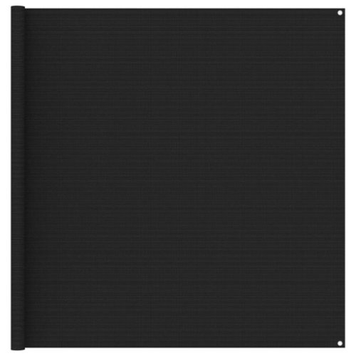 Vidaxl covor pentru cort, negru, 200x200 cm