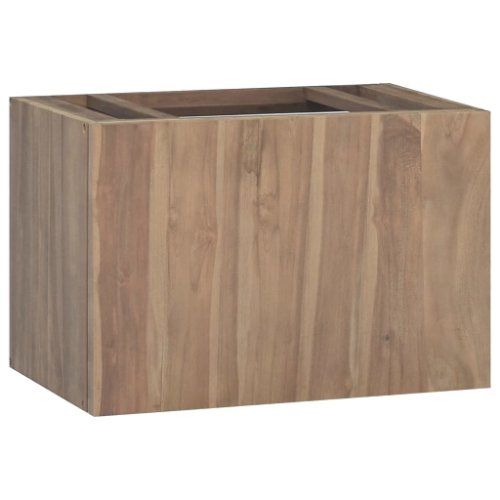Vidaxl dulap pentru baie de perete, 60x39x40 cm, lemn masiv de tec