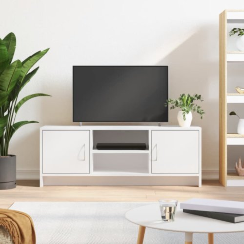 Vidaxl dulap tv, alb, 102x30x37,5 cm, lemn compozit