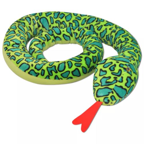 Vidaxl jucărie de pluș șarpe xxl 250 cm