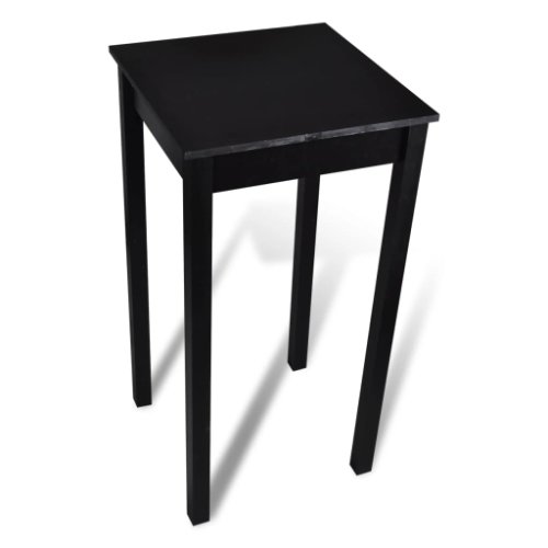 Vidaxl masă de bar din mdf, negru, 55 x 55 x 107 cm 