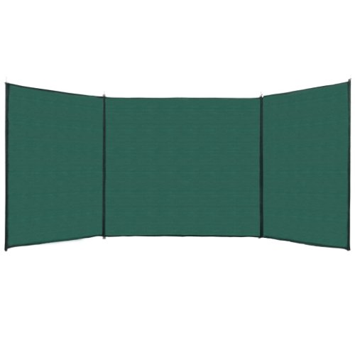 Vidaxl paravan gard, verde, 150 x 600 cm, hdpe