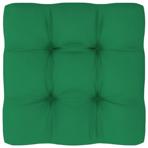 Vidaxl pernă pentru canapea din paleți, verde, 60x60x12cm