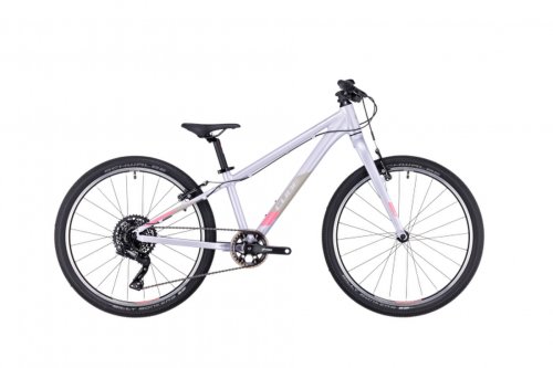 Bicicleta copii cube acid 240 slx violet coral 2023 roti 24