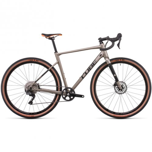 Bicicleta cube nuroad ex flashstone orange 2022 56 cm m