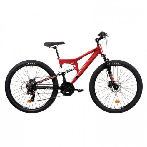 Bicicleta mtb colinelli 2743 fs - 27.5 inch, s, rosu