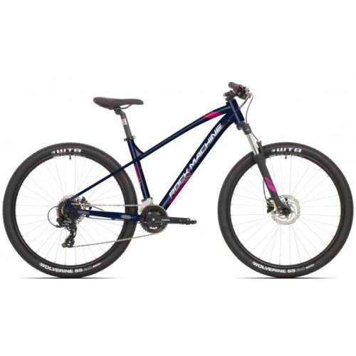 Bicicleta rock machine catherine 70-27 27.5 albastru roz argintiu l-19