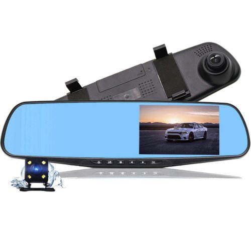 Oglinda AUTO display 4.3" cu camera fata-spate