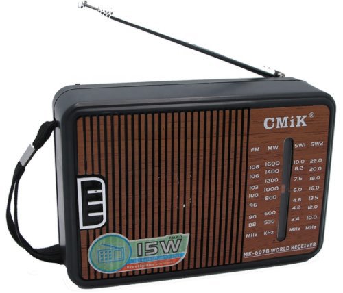 Radio portabil mk-607b cu 4 benzi retro