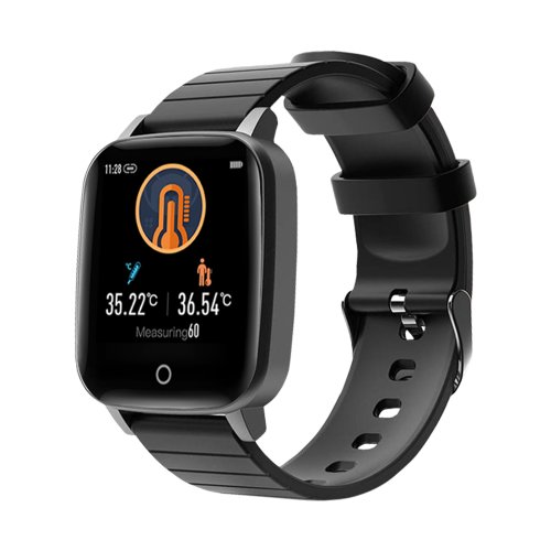 Ceas smartwatch blitzwolf bw-hl1t, monitorizare ritm cardiac, temperatura   respiratie, moduri sportive, pasi, calorii, distanta