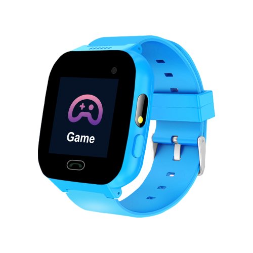 Ceas smartwatch pentru copii yqt a7 cu functie telefon, istoric apeluri, jocuri, alarma, contacte, albastru