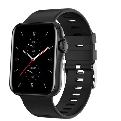 Ceas smartwatch twinkler tky-d06, negru cu moduri sportive, functii sanatate, monitorizare somn, memento sedentar, alarma, istoric apeluri