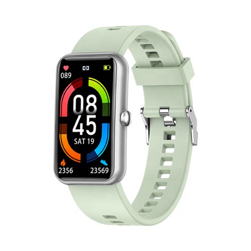 Ceas smartwatch twinkler tky-x38, verde deschis cu functii sanatate si fitness, moduri sportive, monitorizare somn, cronometru, memento sedentar, alarma