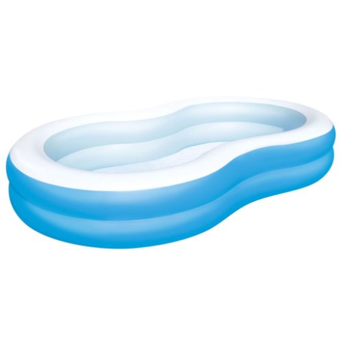 Piscina gonflabila pentru copii, big lagoon albastru, l262xl175xh46 cm