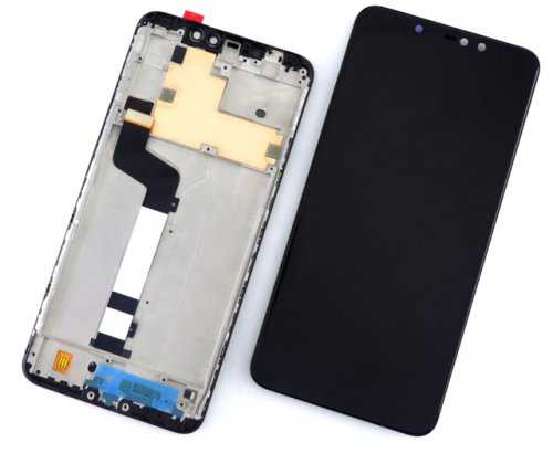 Display Xiaomi redmi note 6 pro cu rama black negru