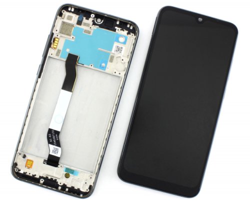 Display Xiaomi redmi note 8 cu rama neagra lungime sticla fara rama 157mm