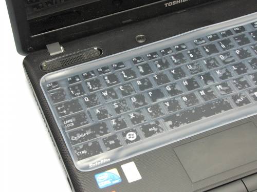 Folie protectie tastatura laptop silicon transparenta