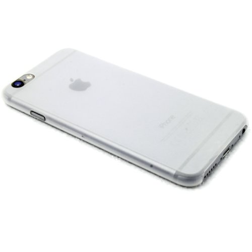 Husa protectie iphone 6s plus pwr perfect fit ultra slim alb 2mm plastic dur