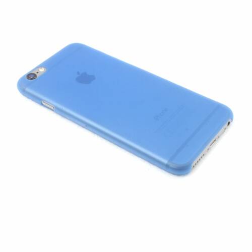 Husa protectie iphone 6s plus pwr perfect fit ultra slim albastra 2mm plastic dur