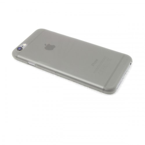 Husa protectie iphone 6s plus pwr perfect fit ultra slim gri 2mm plastic dur