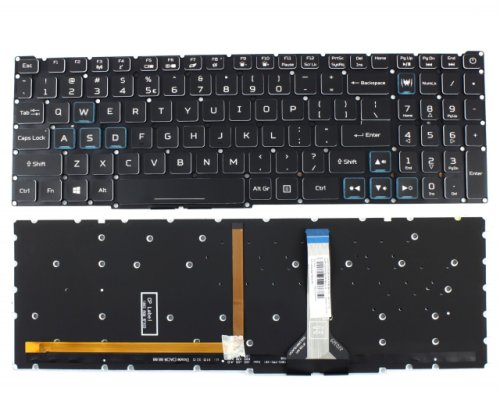 Tastatura acer nitro 5 an515-45 iluminata rgb backlit