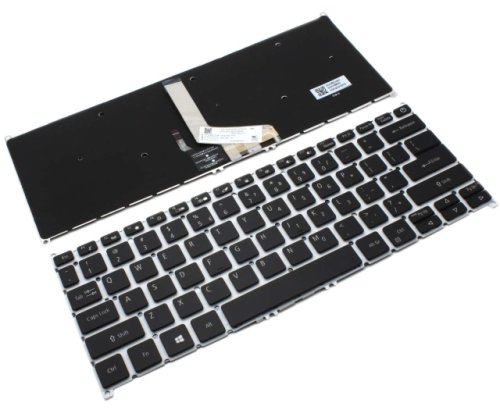 Tastatura acer nki13130wf neagra iluminata backlit